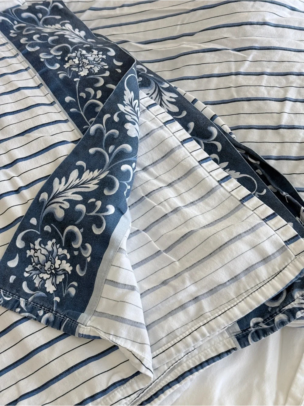 Chaps Ralph Lauren Camellia Queen Sheet Set - Flat & Fitted